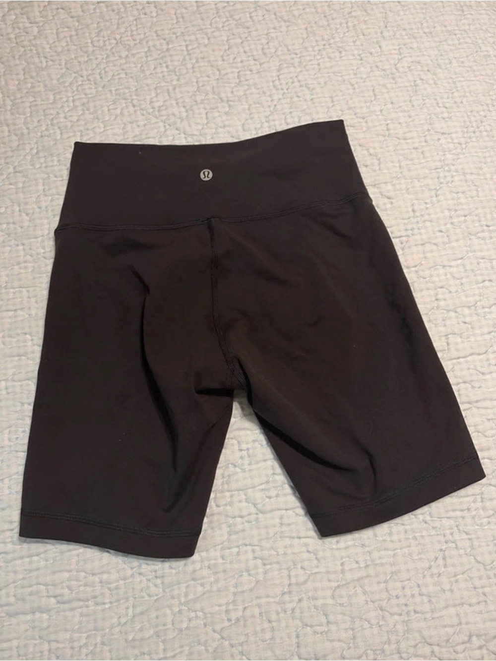 lululemon athletica Black Mid-Rise Bike Shorts